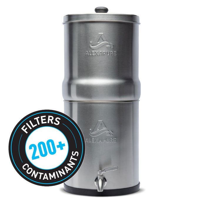 Alexapure Pro Water Filtration System | Gravity Fed Water